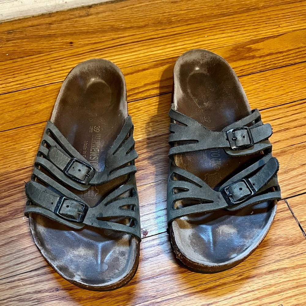 Birkenstock Granada Green sz 39 L8 M6